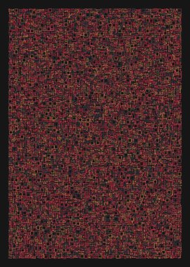 Ofset Quad üretken sanat arkaplan çizimi