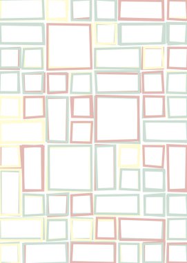 Ofset Quad üretken sanat arkaplan çizimi