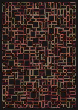 Ofset Quad üretken sanat arkaplan çizimi