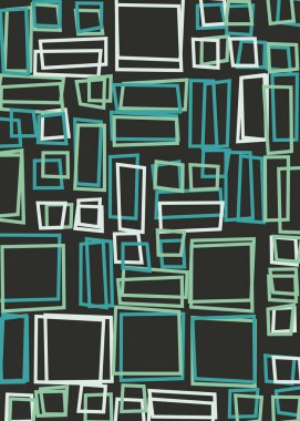 Ofset Quad üretken sanat arkaplan çizimi