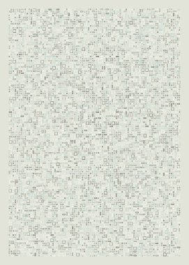 Ofset Quad üretken sanat arkaplan çizimi