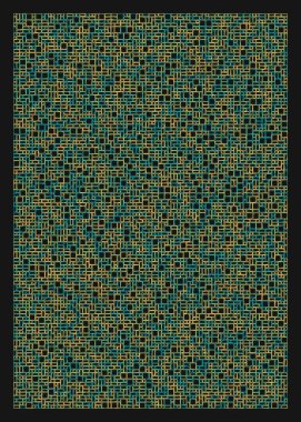 Ofset Quad üretken sanat arkaplan çizimi