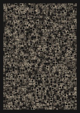 Ofset Quad üretken sanat arkaplan çizimi