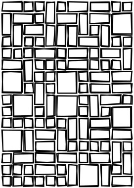 Ofset Quad üretken sanat arkaplan çizimi