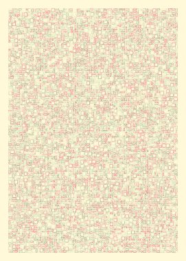 Ofset Quad üretken sanat arkaplan çizimi