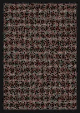 Ofset Quad üretken sanat arkaplan çizimi