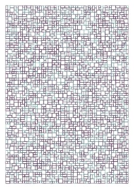 Ofset Quad üretken sanat arkaplan çizimi