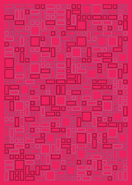 Ofset Quad üretken sanat arkaplan çizimi