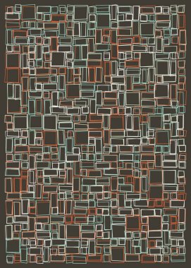 Ofset Quad üretken sanat arkaplan çizimi