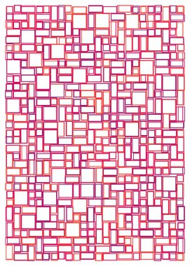 Ofset Quad üretken sanat arkaplan çizimi