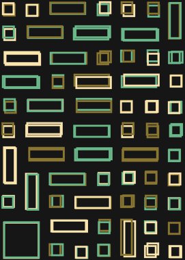 Ofset Quad üretken sanat arkaplan çizimi