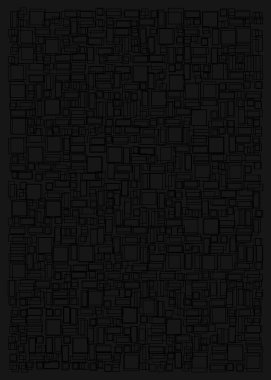 Ofset Quad üretken sanat arkaplan çizimi