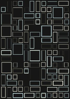 Ofset Quad üretken sanat arkaplan çizimi