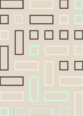 Ofset Quad üretken sanat arkaplan çizimi