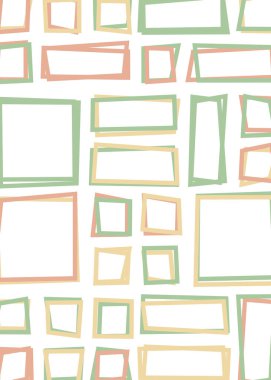 Ofset Quad üretken sanat arkaplan çizimi