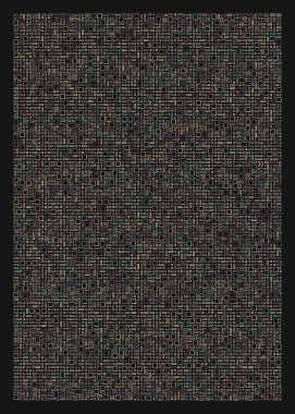 Ofset Quad üretken sanat arkaplan çizimi