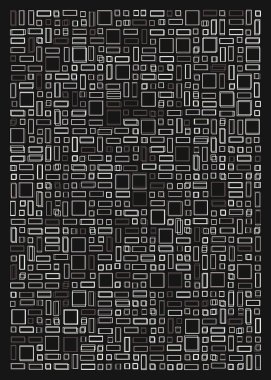 Ofset Quad üretken sanat arkaplan çizimi