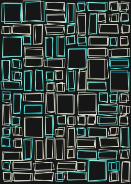 Ofset Quad üretken sanat arkaplan çizimi