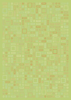 Ofset Quad üretken sanat arkaplan çizimi