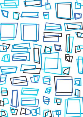 Ofset Quad üretken sanat arkaplan çizimi