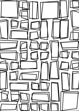 Ofset Quad üretken sanat arkaplan çizimi