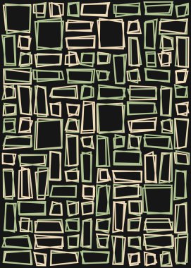 Ofset Quad üretken sanat arkaplan çizimi