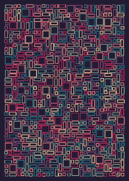 Ofset Quad üretken sanat arkaplan çizimi