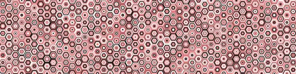 Laberinto Hexagonal Patrón Ilustración Abstracta — Vector de stock