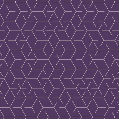  Altıgen Labirent deseni soyut illüstrasyon