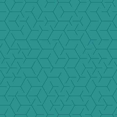  Altıgen Labirent deseni soyut illüstrasyon