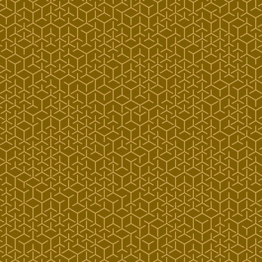  Altıgen Labirent deseni soyut illüstrasyon