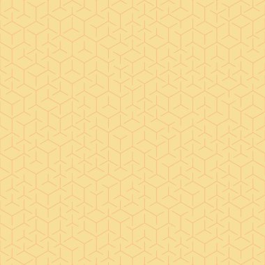  Altıgen Labirent deseni soyut illüstrasyon