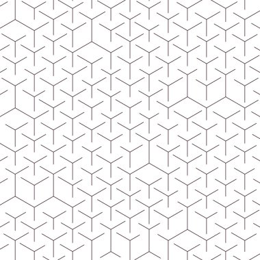  Altıgen Labirent deseni soyut illüstrasyon