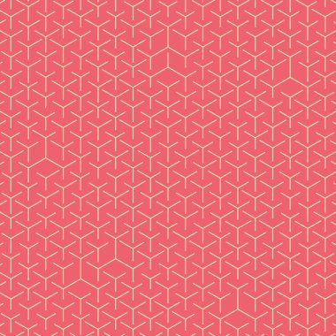  Altıgen Labirent deseni soyut illüstrasyon