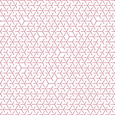  Altıgen Labirent deseni soyut illüstrasyon