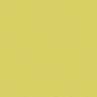  Altıgen Labirent deseni soyut illüstrasyon