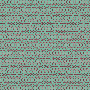  Altıgen Labirent deseni soyut illüstrasyon