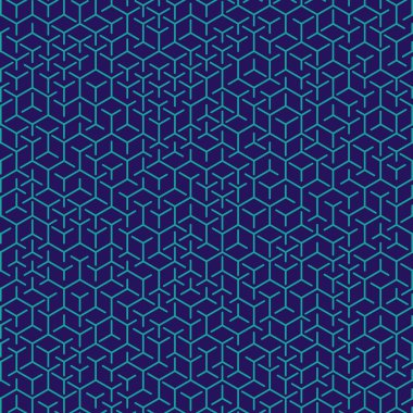  Altıgen Labirent deseni soyut illüstrasyon