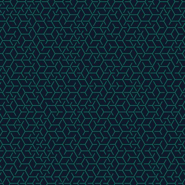  Altıgen Labirent deseni soyut illüstrasyon