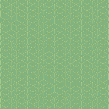  Altıgen Labirent deseni soyut illüstrasyon