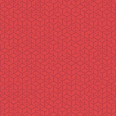  Altıgen Labirent deseni soyut illüstrasyon