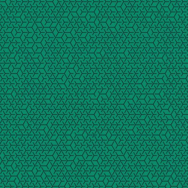  Altıgen Labirent deseni soyut illüstrasyon