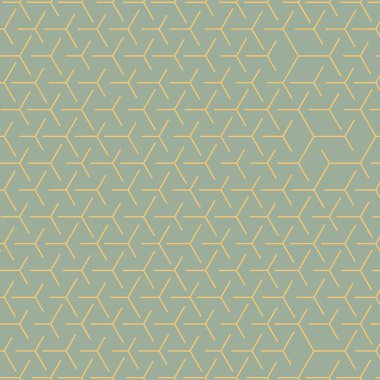  Altıgen Labirent deseni soyut illüstrasyon