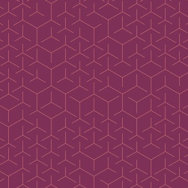  Altıgen Labirent deseni soyut illüstrasyon