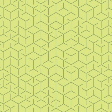  Altıgen Labirent deseni soyut illüstrasyon