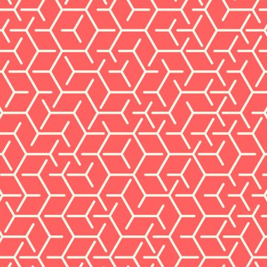  Altıgen Labirent deseni soyut illüstrasyon