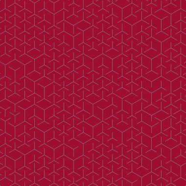  Altıgen Labirent deseni soyut illüstrasyon