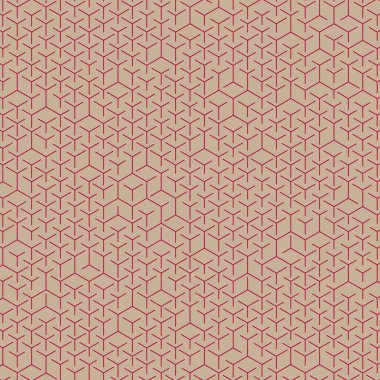  Altıgen Labirent deseni soyut illüstrasyon