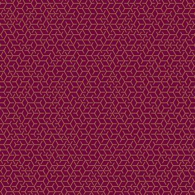  Altıgen Labirent deseni soyut illüstrasyon