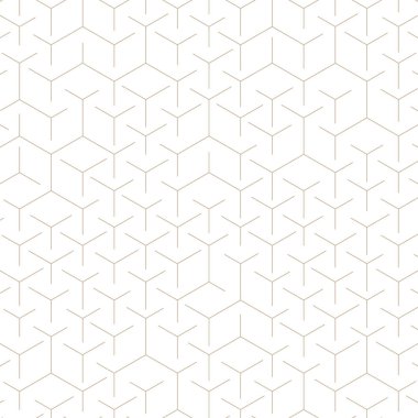  Altıgen Labirent deseni soyut illüstrasyon